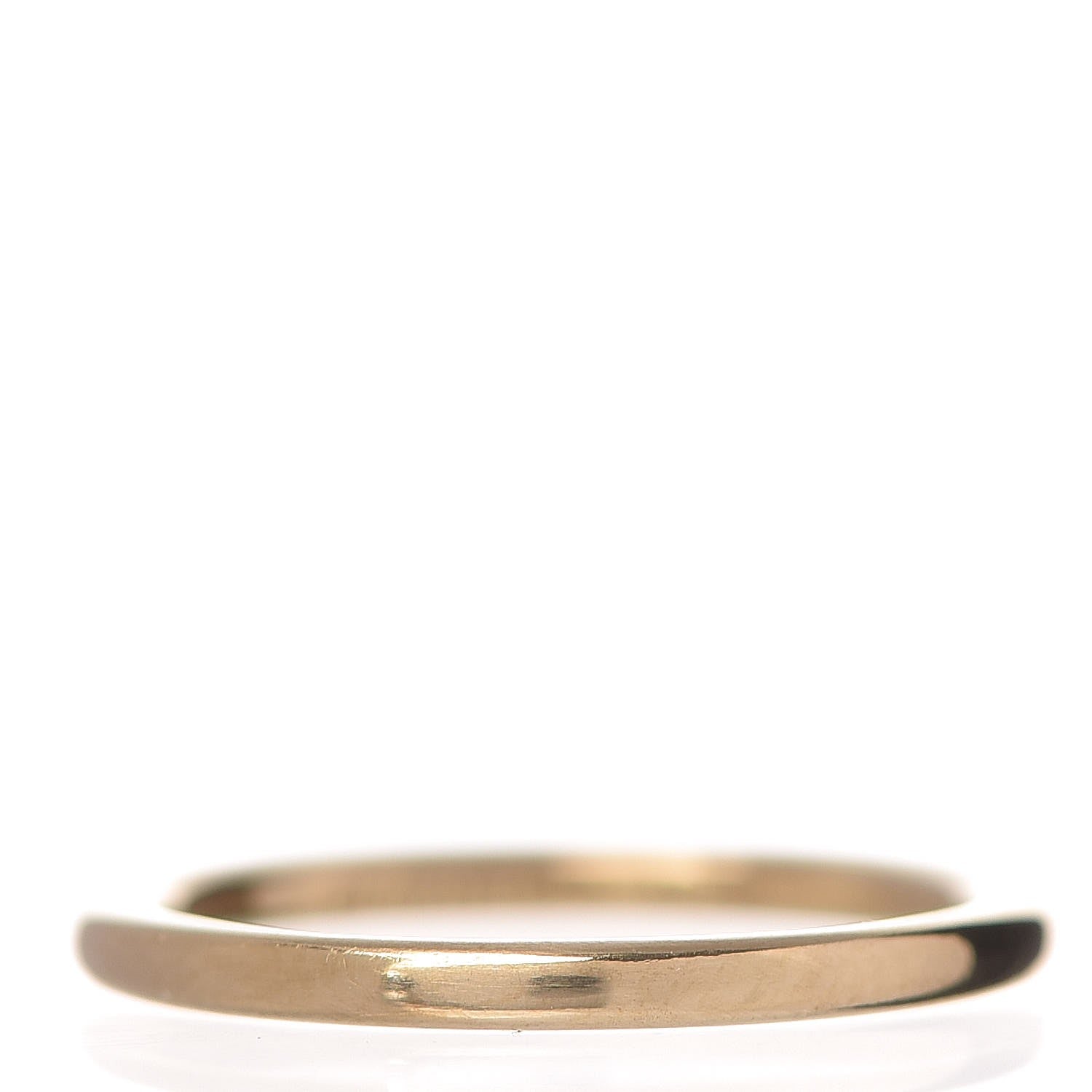 Tiffany 18K Yellow Gold Classic Wedding Band Ring 45.5 3.5 1 of 4