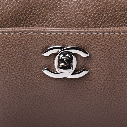 Chanel Calfskin Cerf Executive Shopper Tote Light Brown 13 of 16