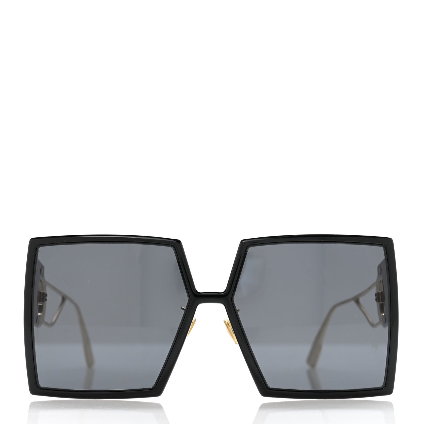 Square 30 Montaigne Sunglasses Black
