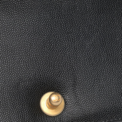 Chanel Caviar Quilted Medium Boy Flap Black 9 of 10