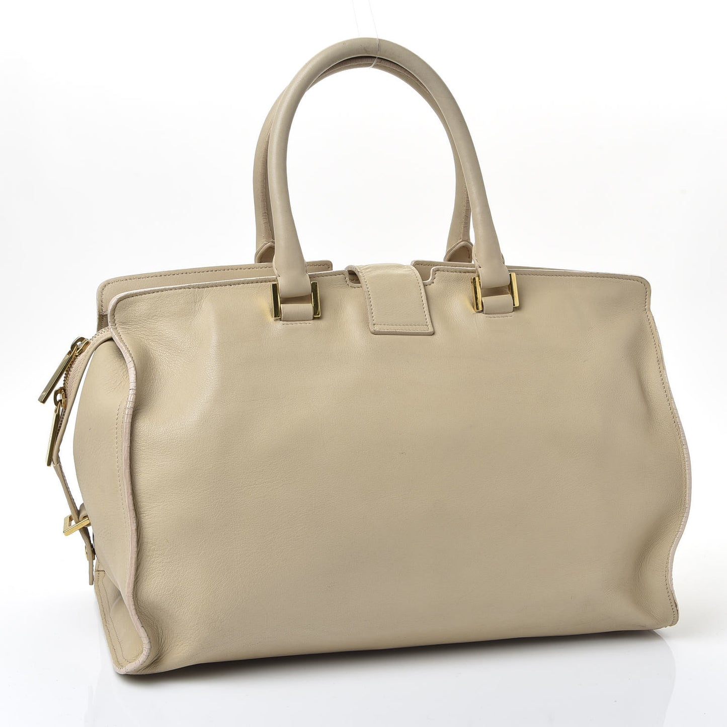Calfskin Medium Classic Y Cabas Beige