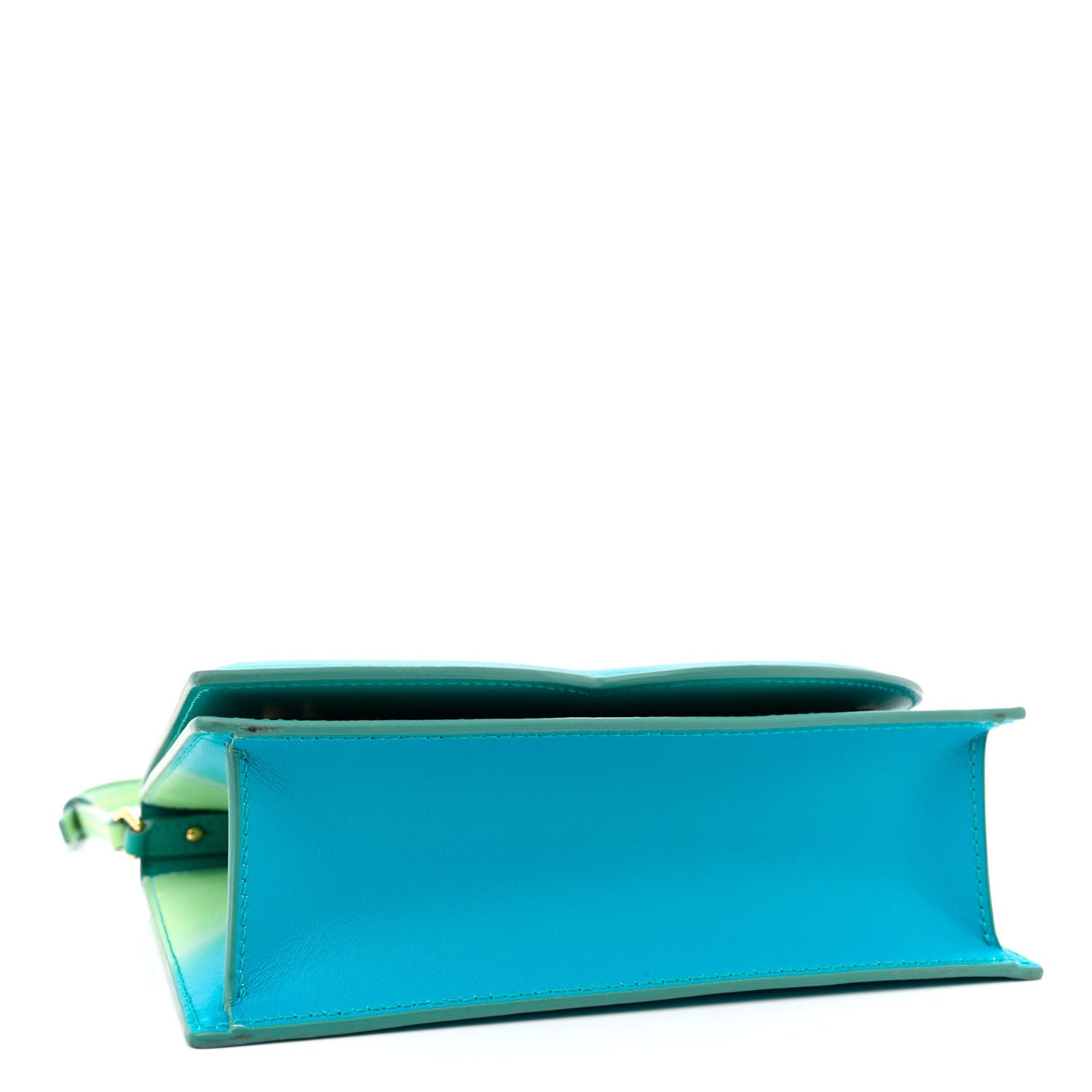 Calfskin Ombre DG Logo Flap Crossbody Bag Green
