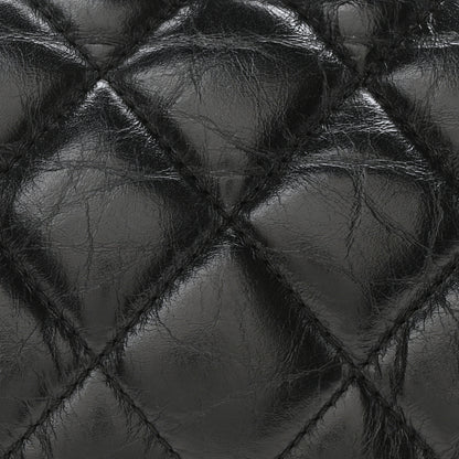 Chanel Aged Calfskin Quilted 2.55 Reissue 225 Hanger Flap Black 8 of 10