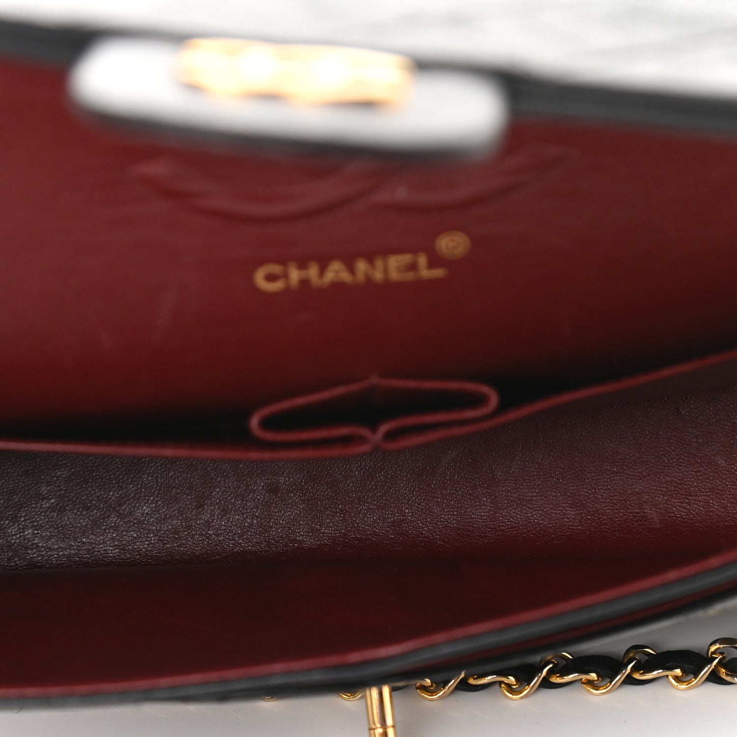 Chanel Lambskin Quilted Medium Double Flap Black 5 of 10