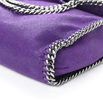 Stella McCartney Shaggy Deer Falabella Fold Over Tote Bright Purple 10 of 10
