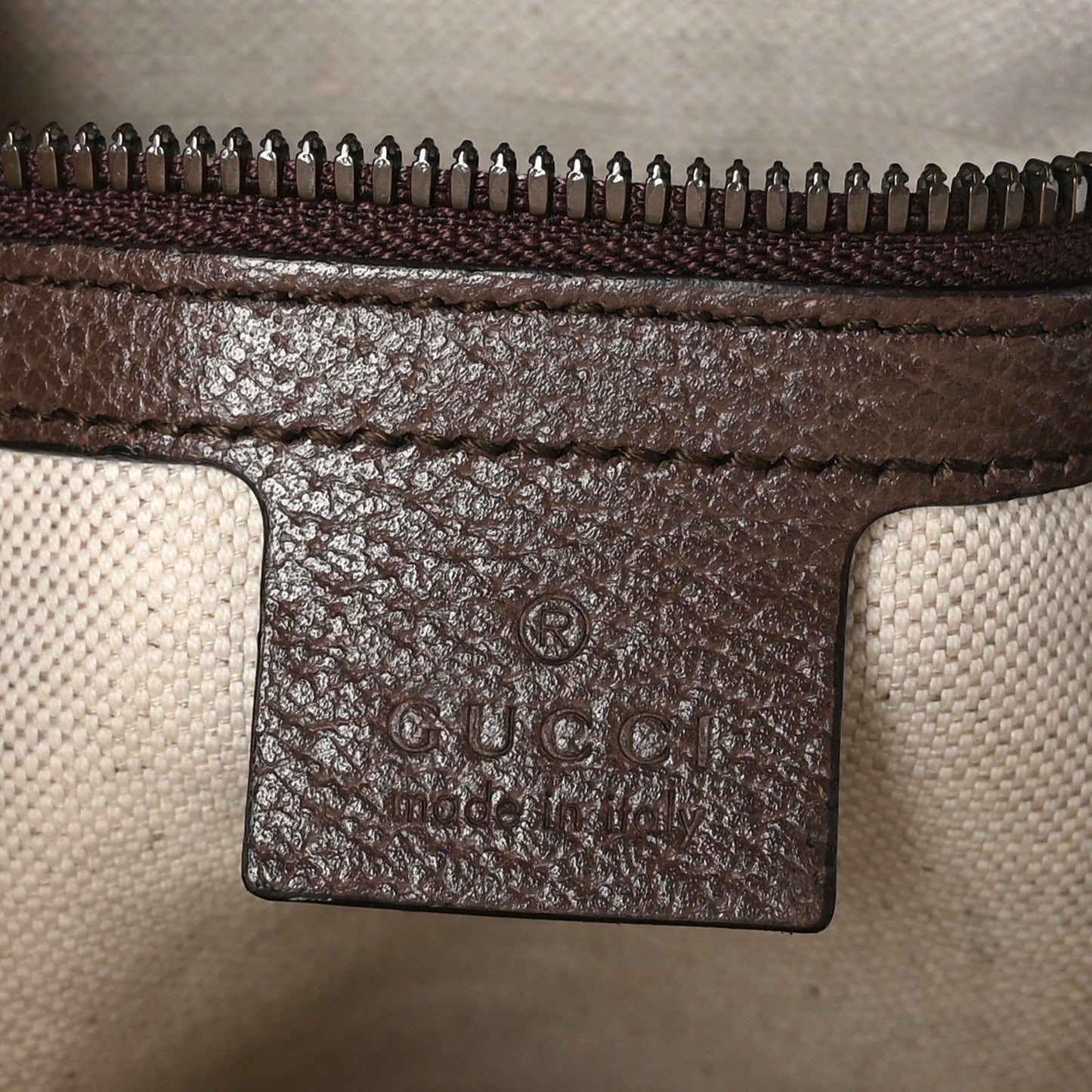 GG Supreme Monogram Web Small Ophidia Messenger Bag Brown