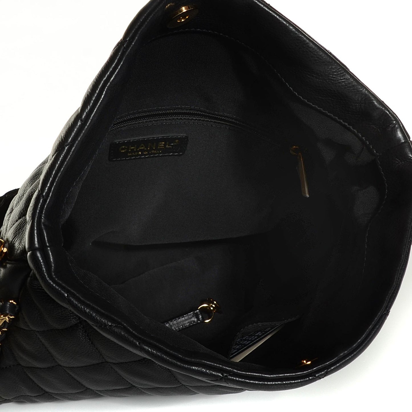 Calfskin Medium Chain Me Hobo Black