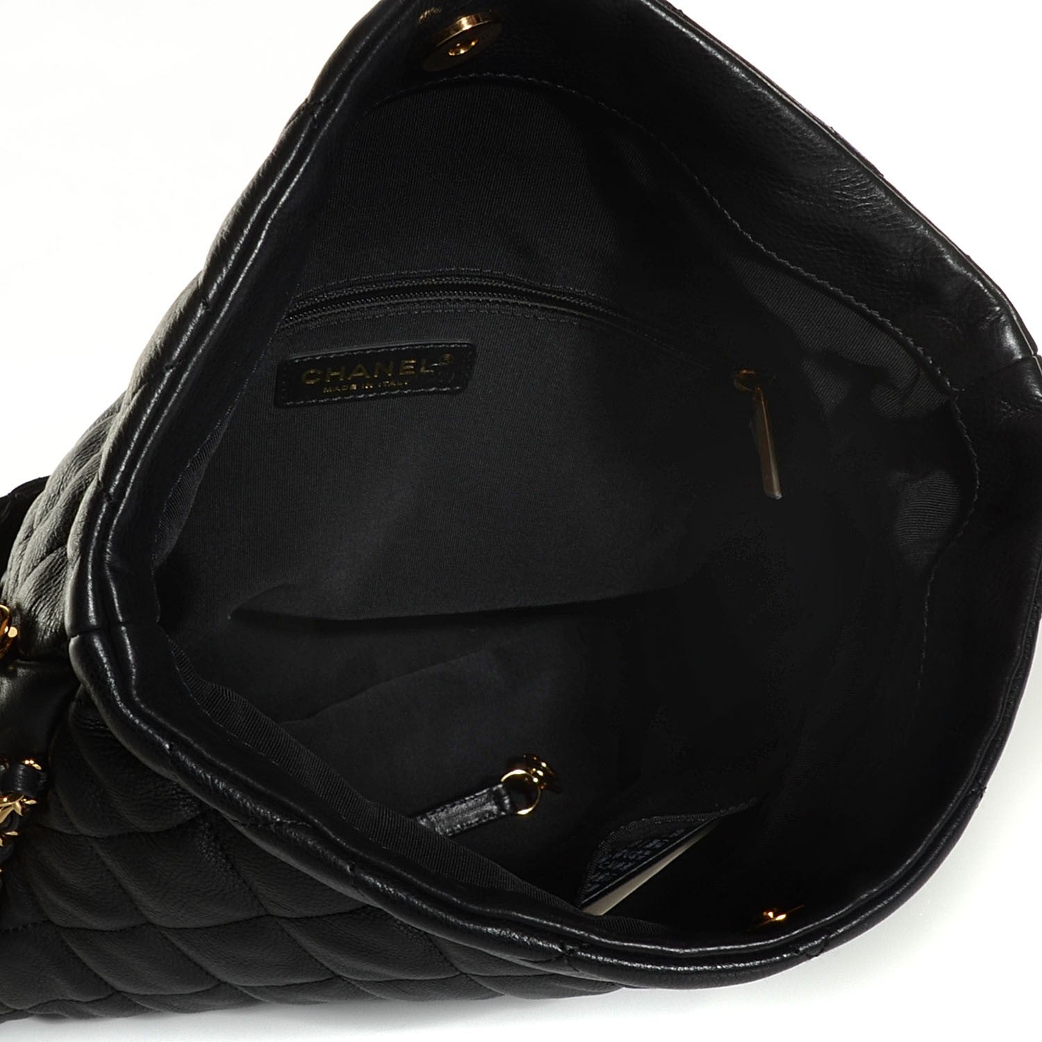 Chanel Calfskin Medium Chain Me Hobo Black 5 of 7