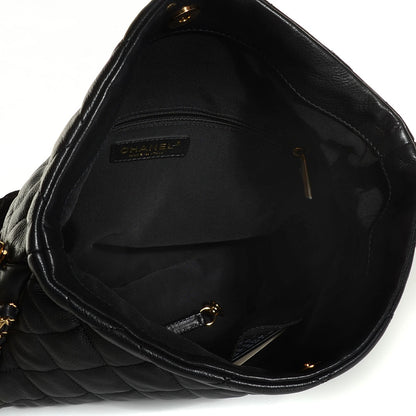 Chanel Calfskin Medium Chain Me Hobo Black 5 of 7