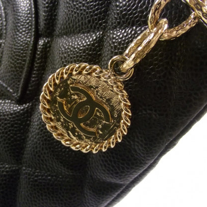 Chanel Caviar Medallion Tote Black 10 of 11
