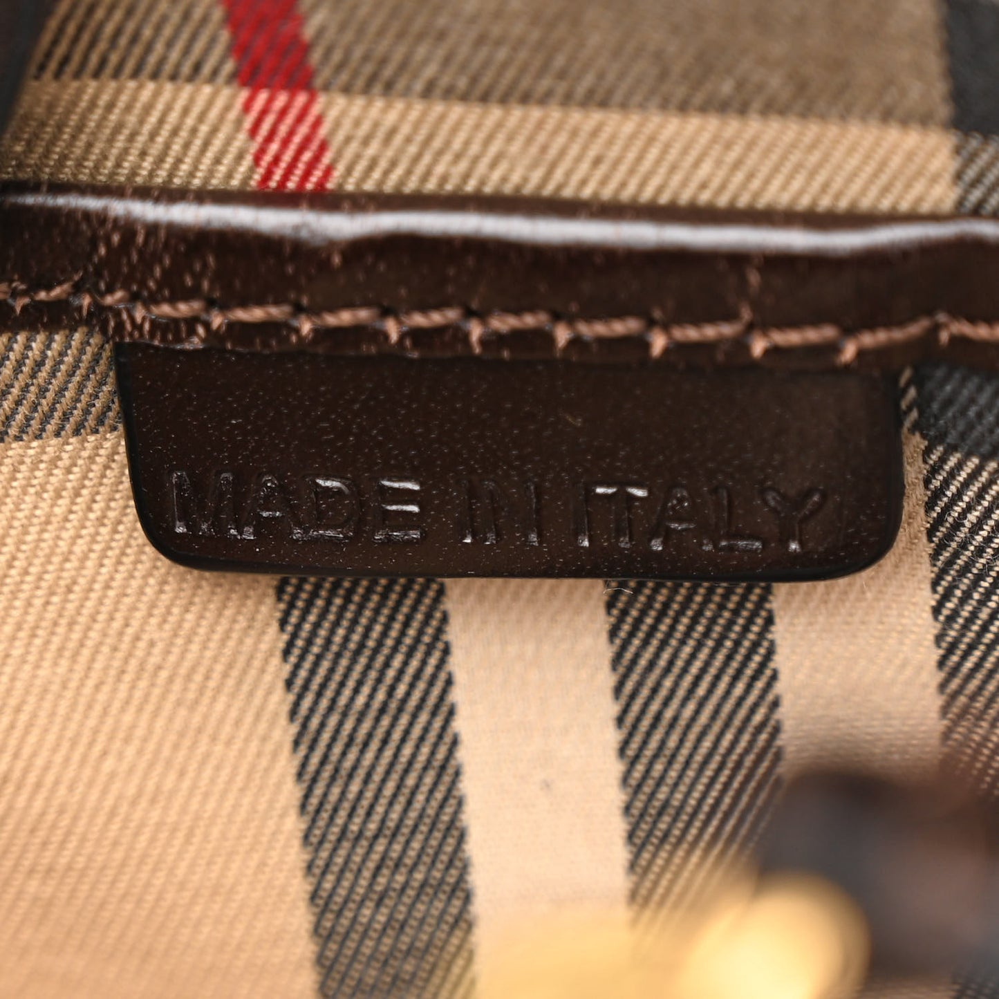 London Grainy Calfskin Medium Baynard Tote Brown