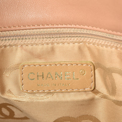 Chanel Calfskin Quilted Tote Beige 6 of 9