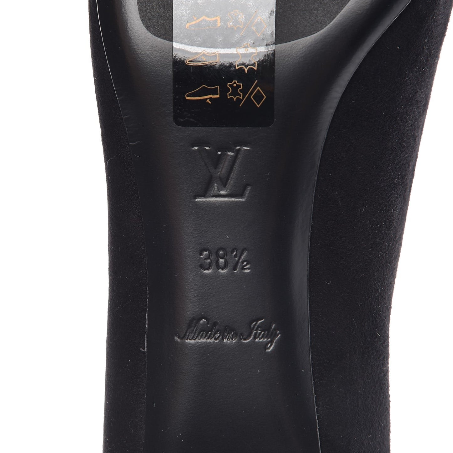 Suede Uniformes Pump 38.5 Black
