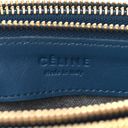 Celine Lambskin Large Trio Crossbody Bag Peacock 8 of 11