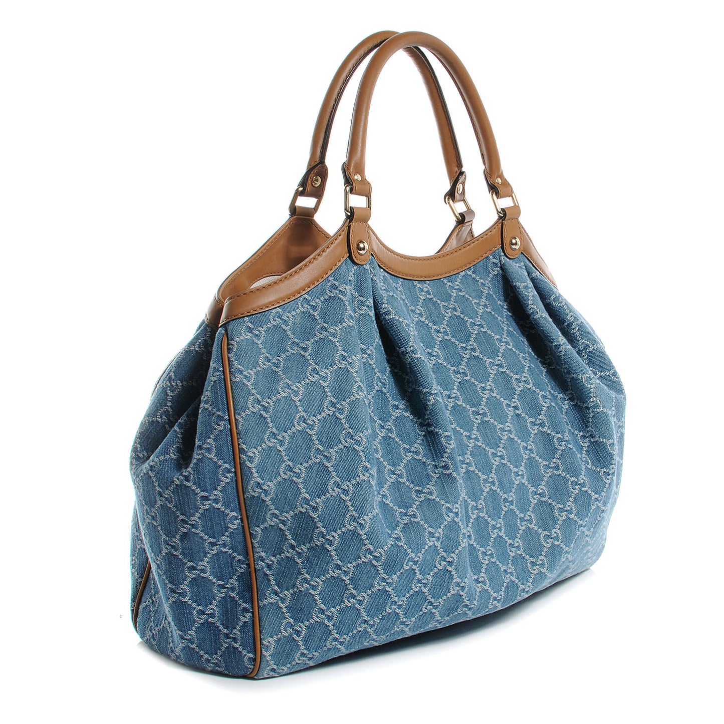 Denim Monogram Large Sukey Tote