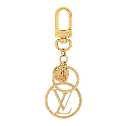 Louis Vuitton LV Circle Bag Charm Key Holder Gold 1 of 3