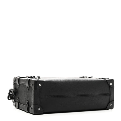 Louis Vuitton Calfskin Side Trunk MM Black 4 of 9