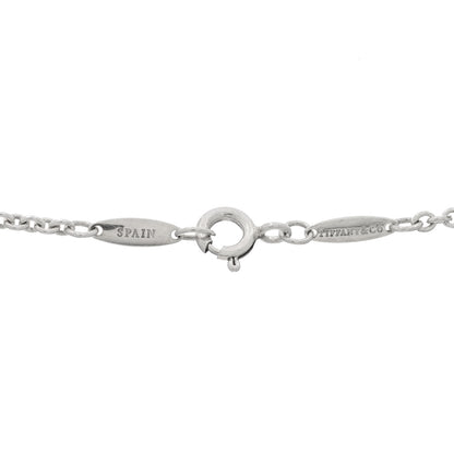 Tiffany Sterling Silver Elsa Peretti Open Heart Lariat Necklace 3 of 3
