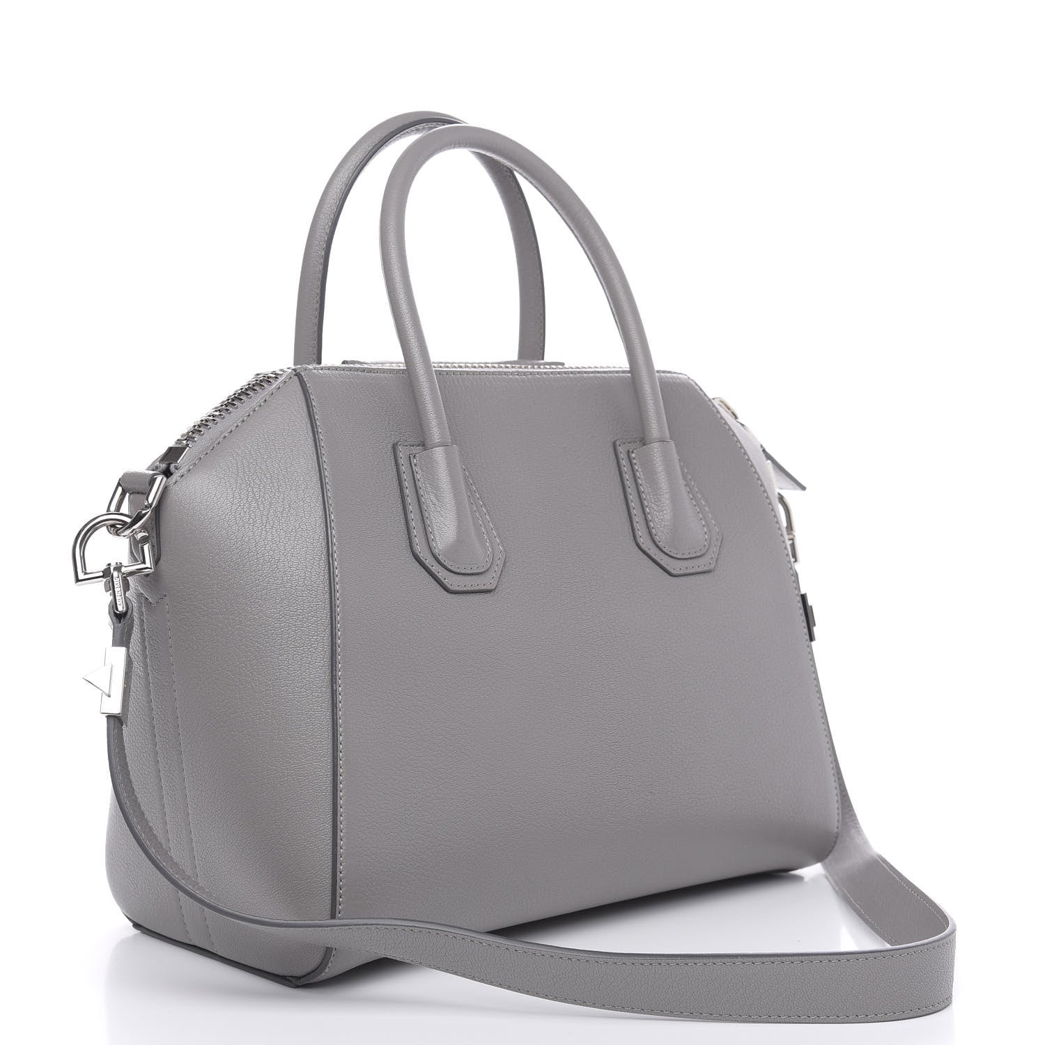 Givenchy Sugar Goatskin Small Antigona Pearl Grey 3 of 15