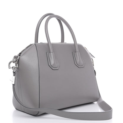 Givenchy Sugar Goatskin Small Antigona Pearl Grey 3 of 15