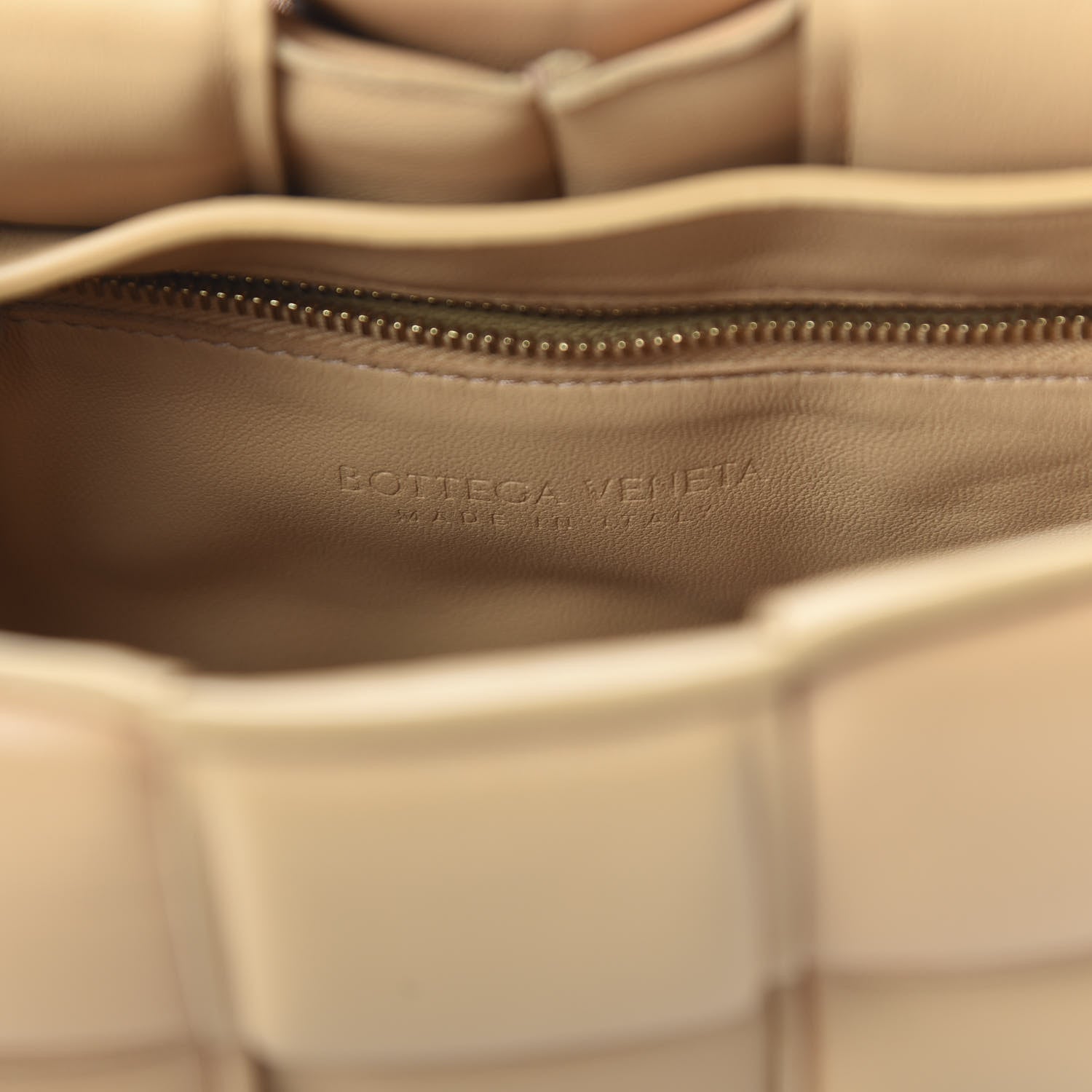 Bottega Veneta Nappa Maxi Intreccio Padded Cassette Crossbody Bag Almond 8 of 9