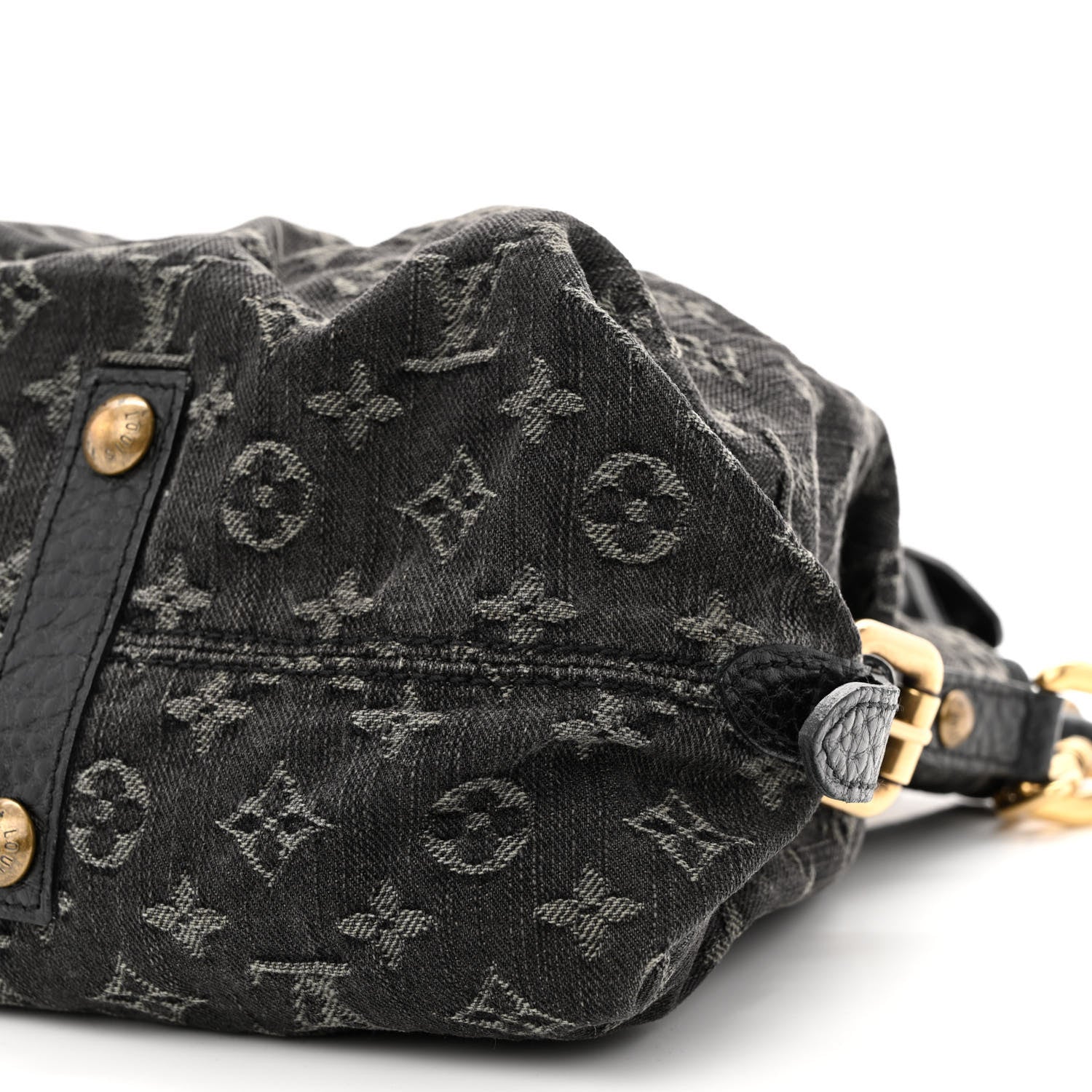 Louis Vuitton Denim Neo Cabby MM Black 10 of 15