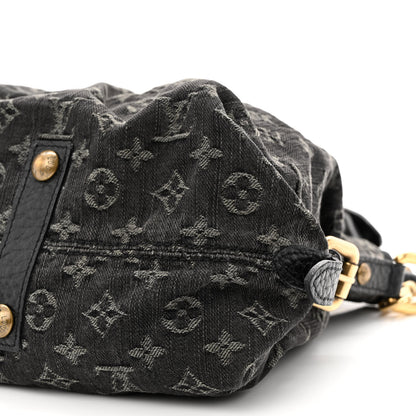 Louis Vuitton Denim Neo Cabby MM Black 10 of 15
