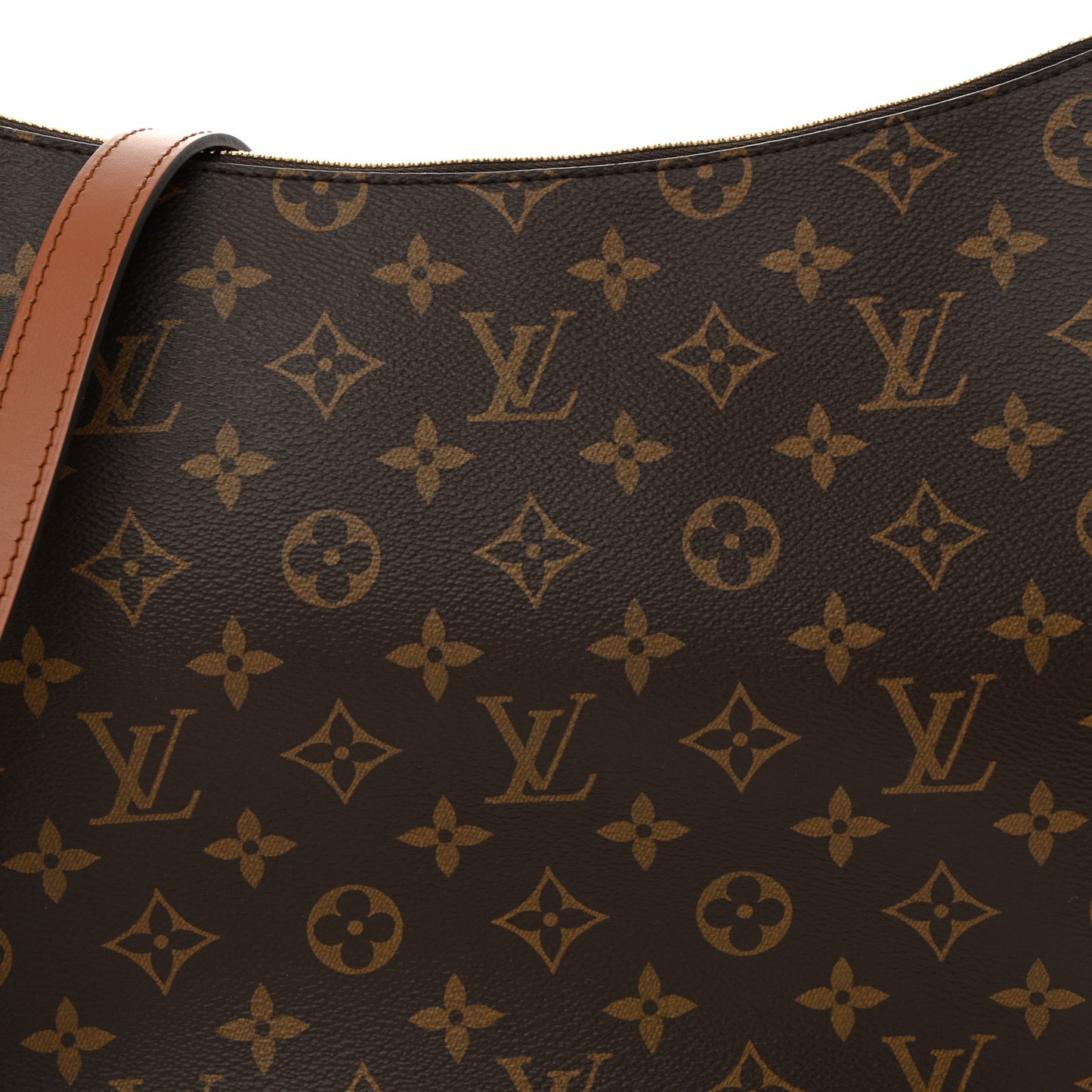 Reverse Monogram Loop Hobo