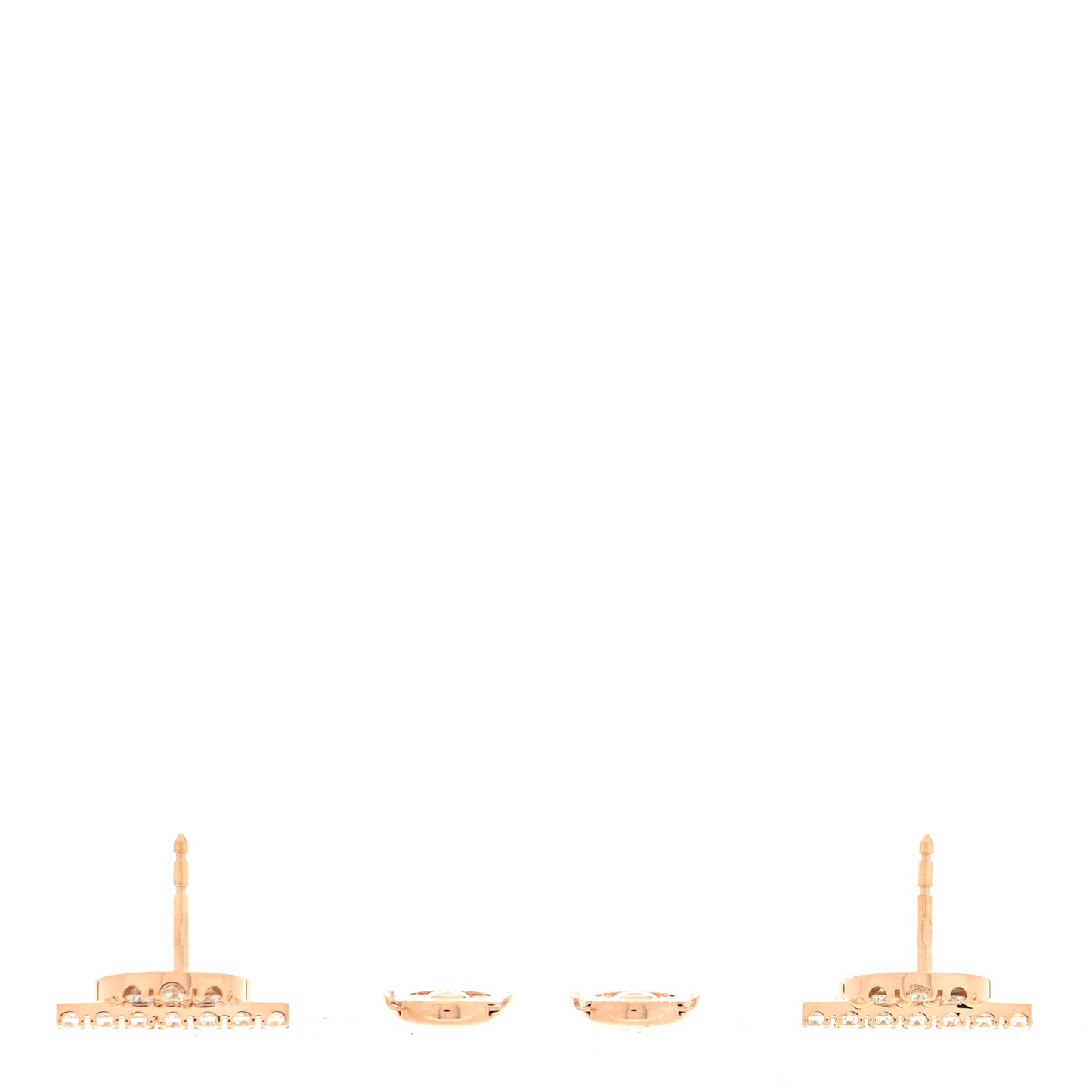 18K Rose Gold Diamond Finesse Earrings