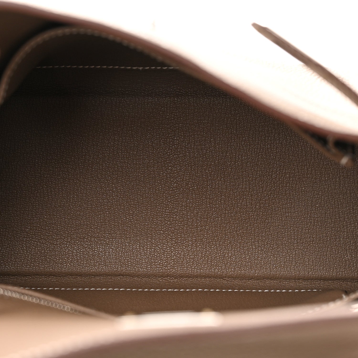Hermes Togo Kelly Retourne 25 Etoupe 5 of 15