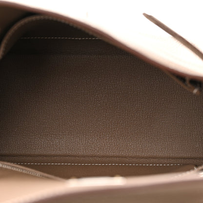 Hermes Togo Kelly Retourne 25 Etoupe 5 of 15