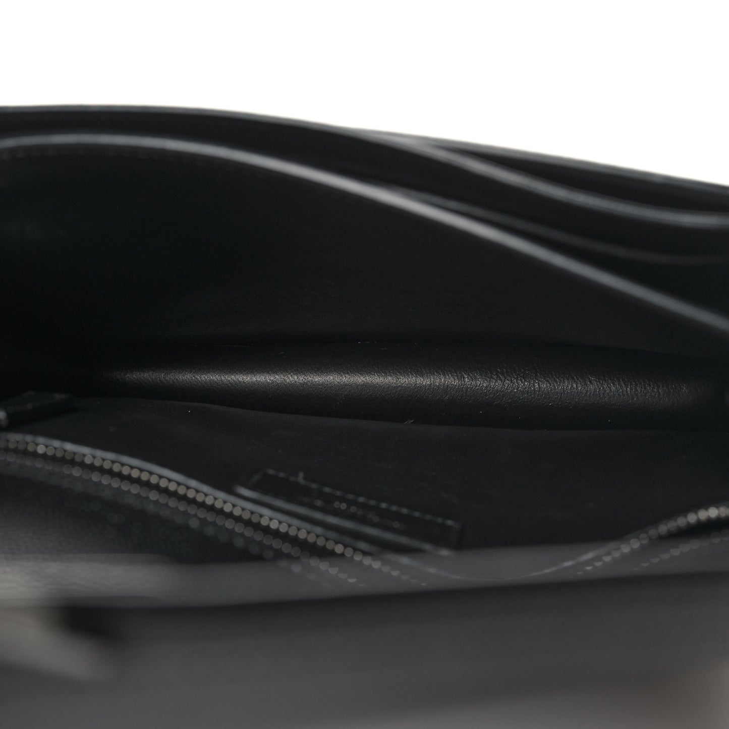 Grain De Poudre Monogram Cassandra Clasp Bag Black