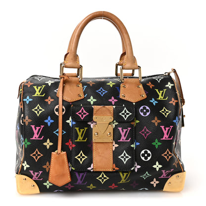 Louis Vuitton Monogram Multicolor Speedy 30 Black 1 of 11