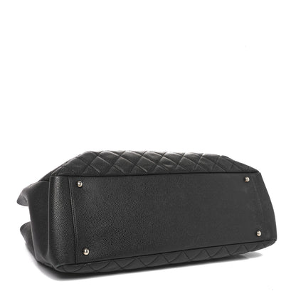 Chanel Caviar Quilted XL Grand Shopping Tote GST Black 4 of 11