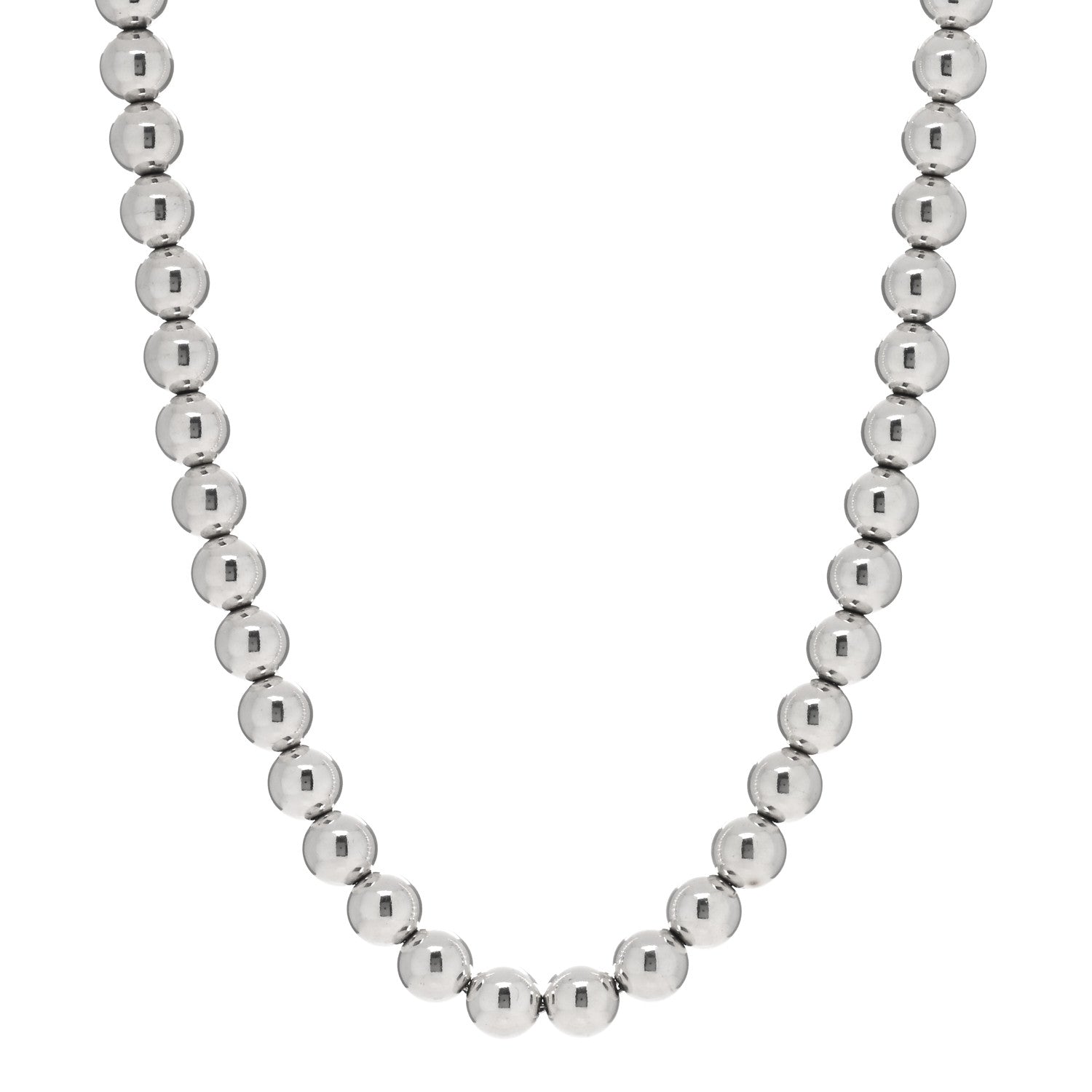 Tiffany Sterling Silver 10mm HardWear Ball Necklace 1 of 3