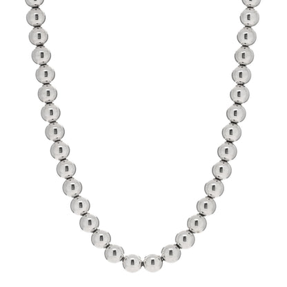 Tiffany Sterling Silver 10mm HardWear Ball Necklace 1 of 3