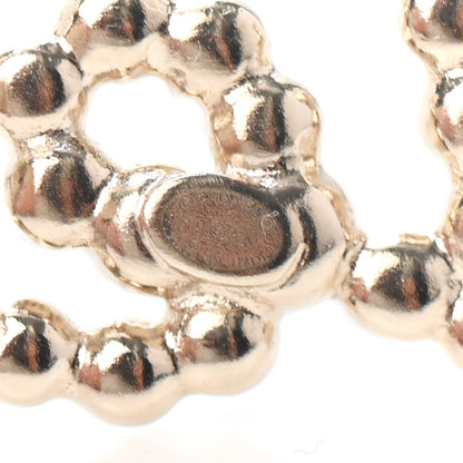 Chanel Metal Glass Swirling Pearls Hair Clip Gold 3 of 3