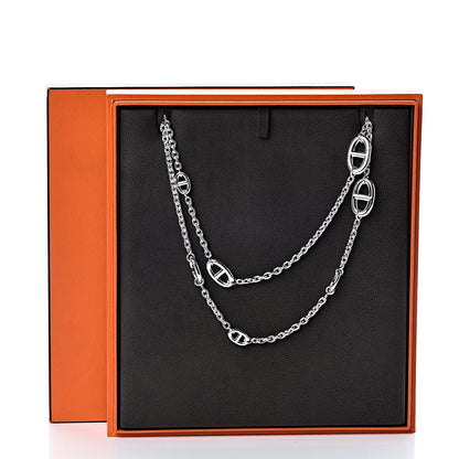Hermes Sterling Silver Farandole Necklace 120 6 of 6