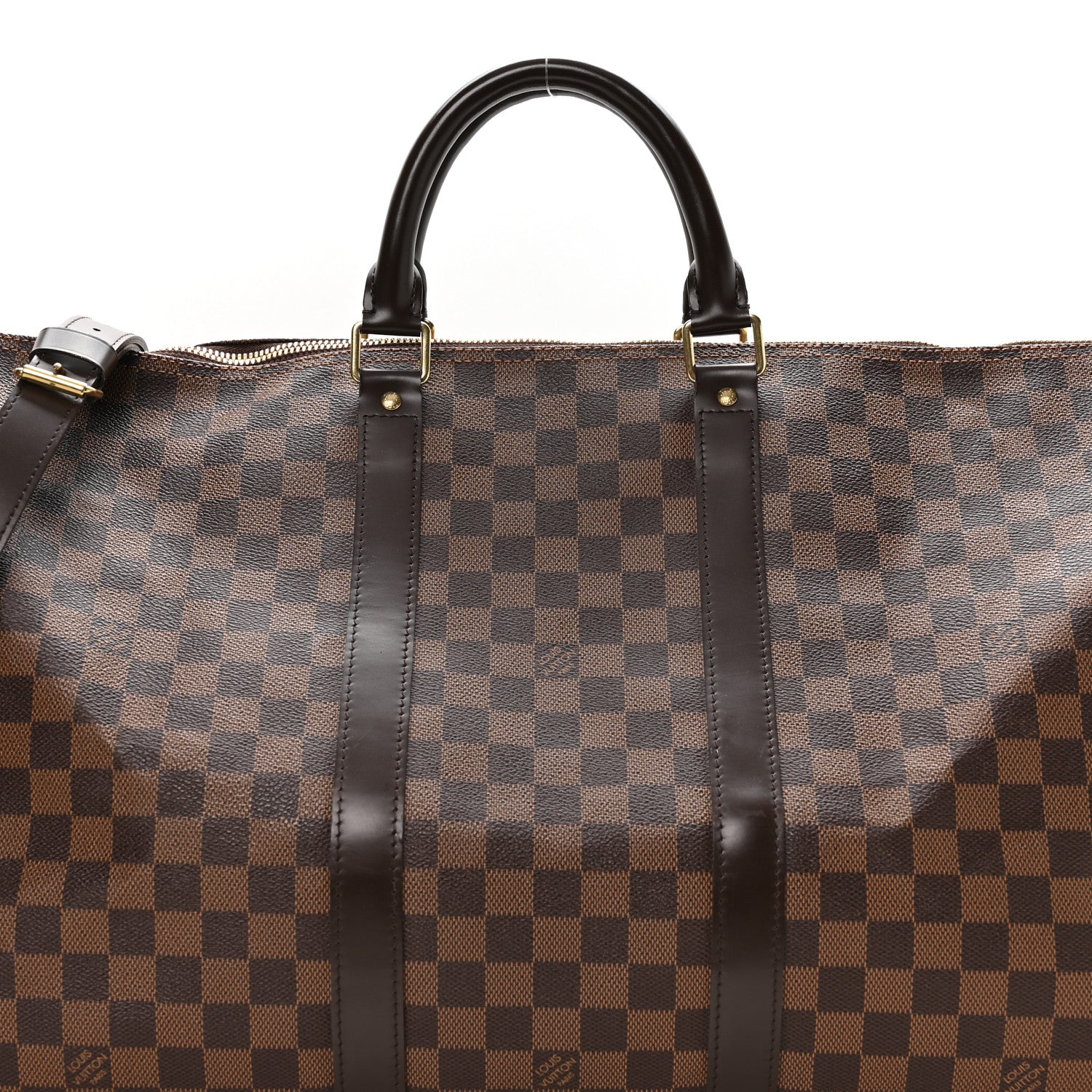 Louis Vuitton Damier Ebene Keepall Bandouliere 55 7 of 10