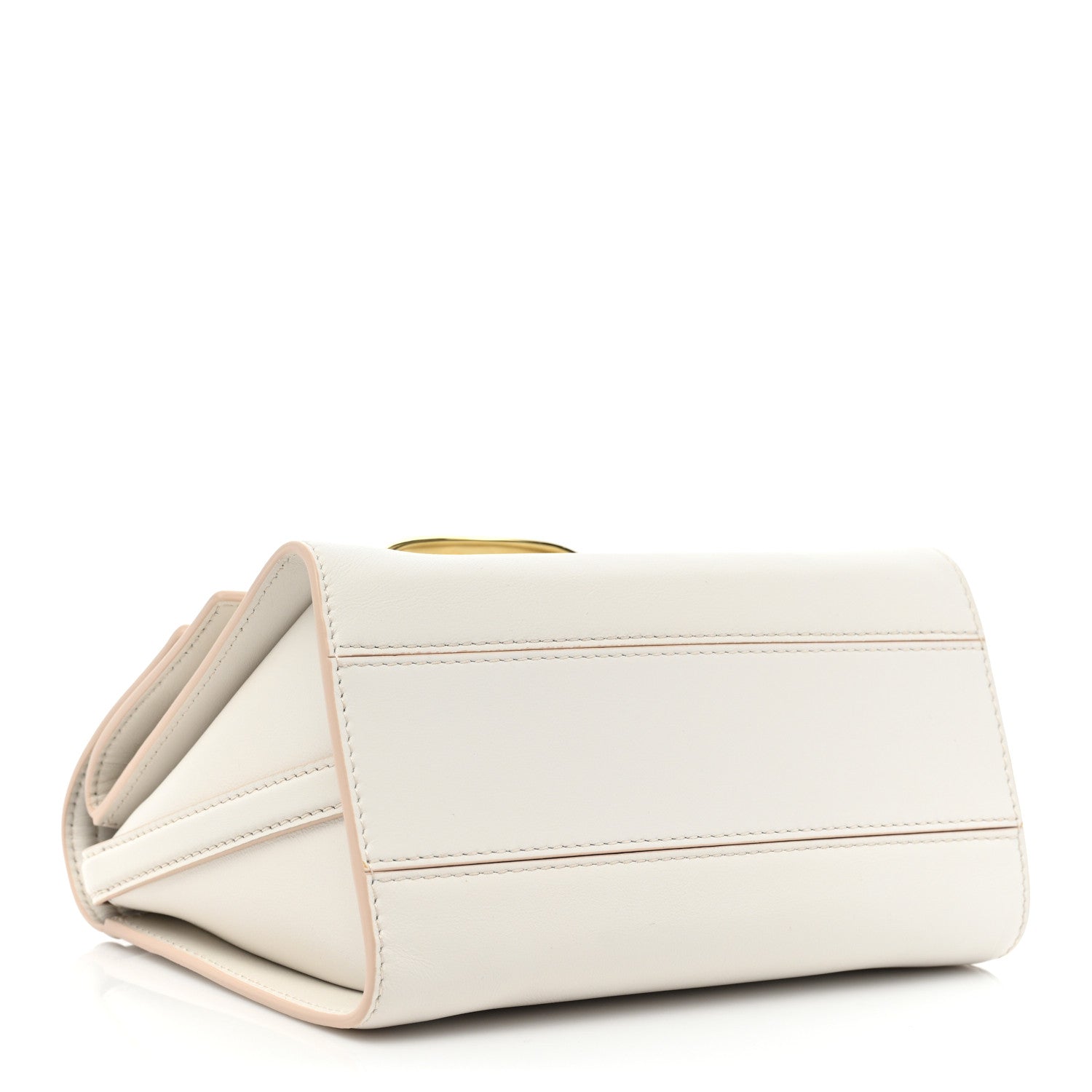 Alexander McQueen Calfskin The Small Story Bag Deep Ivory 4 of 10