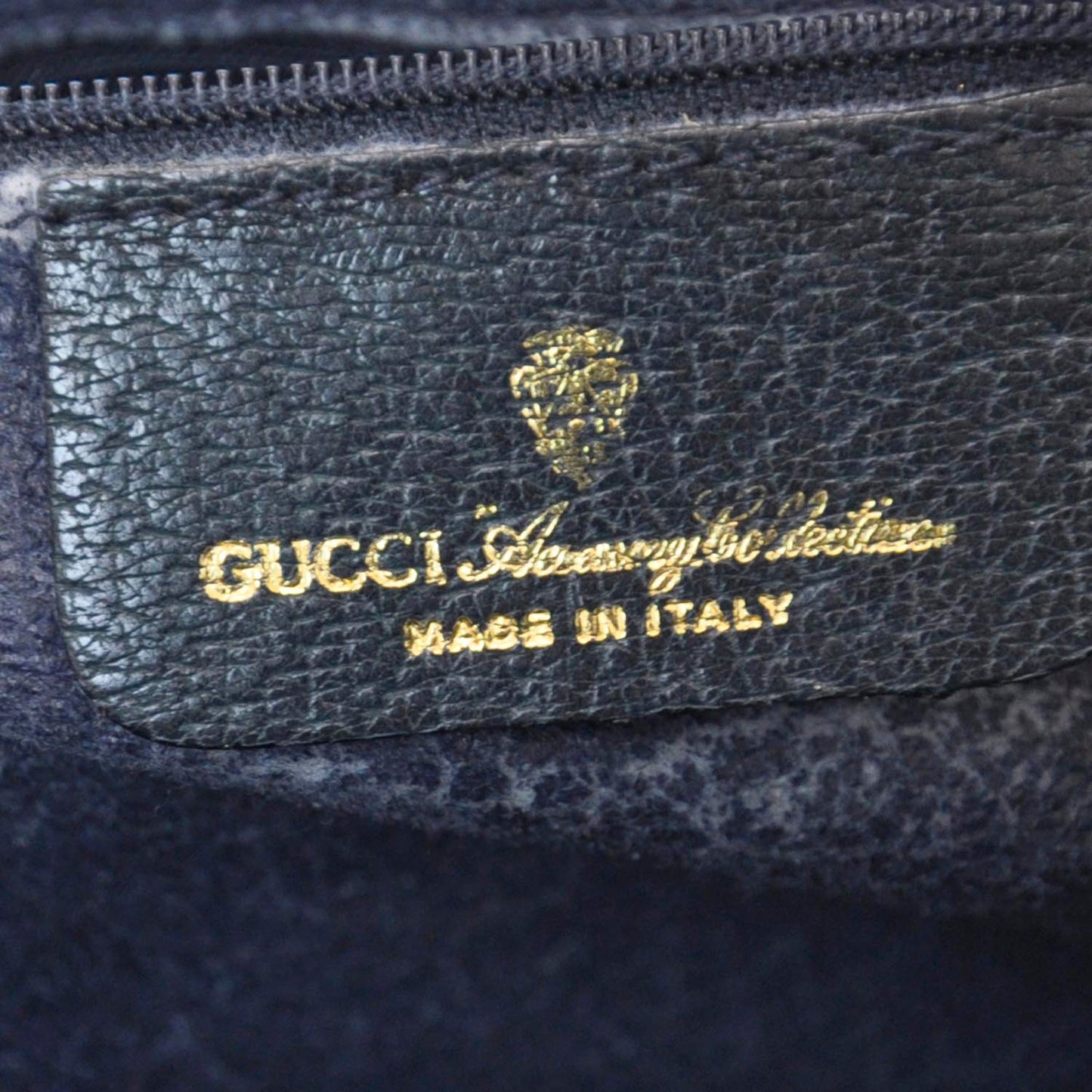 Monogram Web Tote Navy Blue