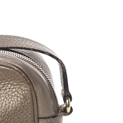 Gucci Metallic Pebbled Calfskin Small Soho Disco Bag Golden Beige 20 of 23