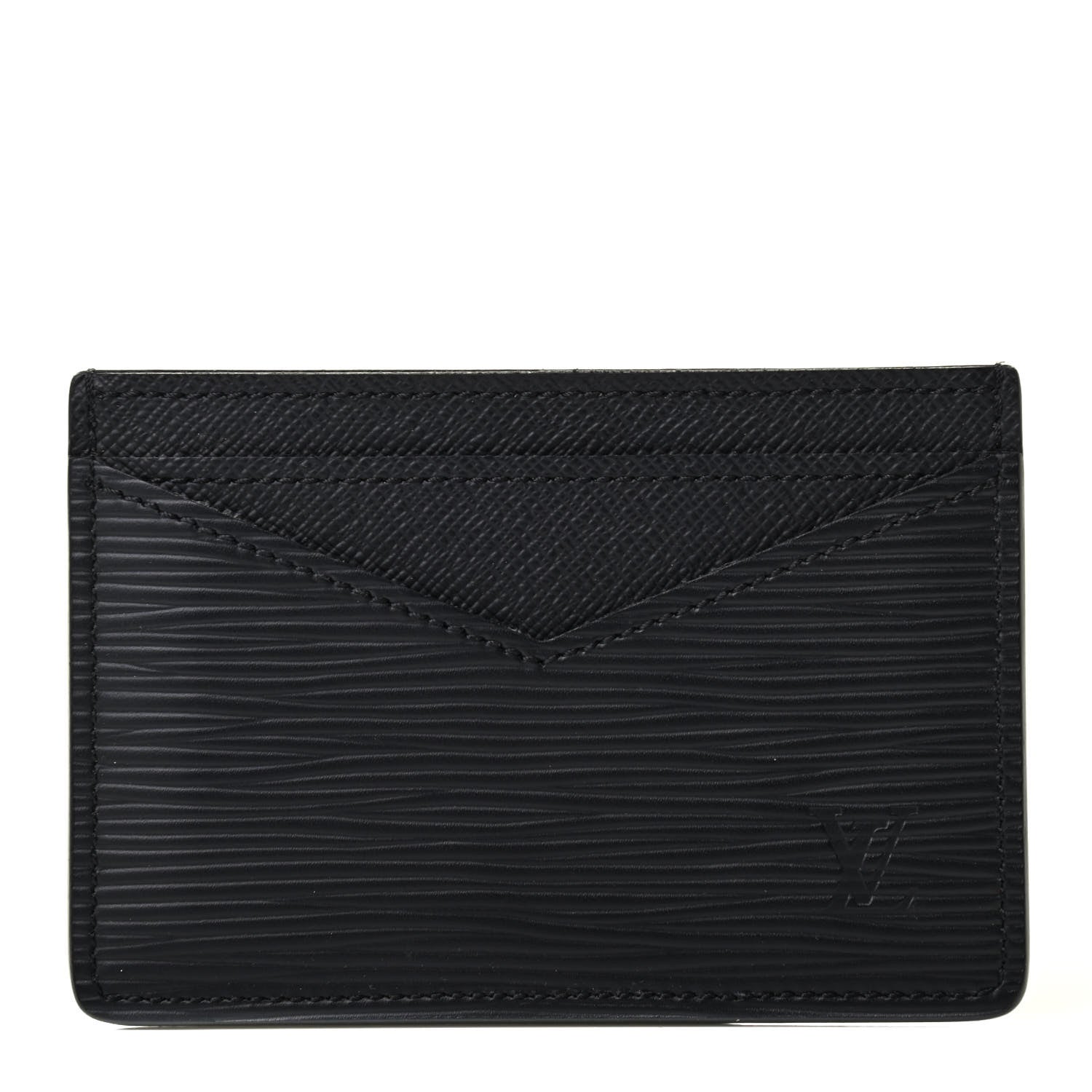 Louis Vuitton Epi Neo Porte-Cartes Card Holder Black 1 of 8