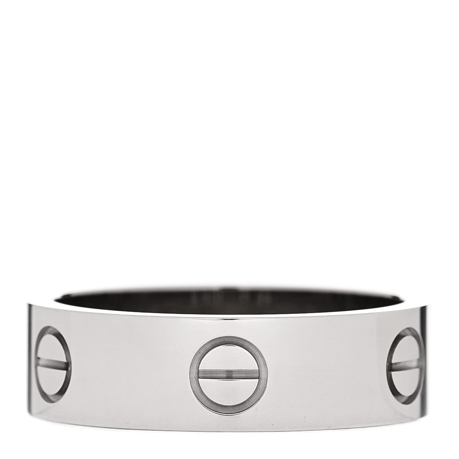Cartier 18K White Gold 6mm LOVE Ring 59 8.75 3 of 4