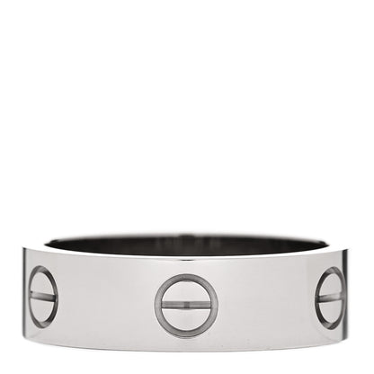 Cartier 18K White Gold 6mm LOVE Ring 59 8.75 3 of 4