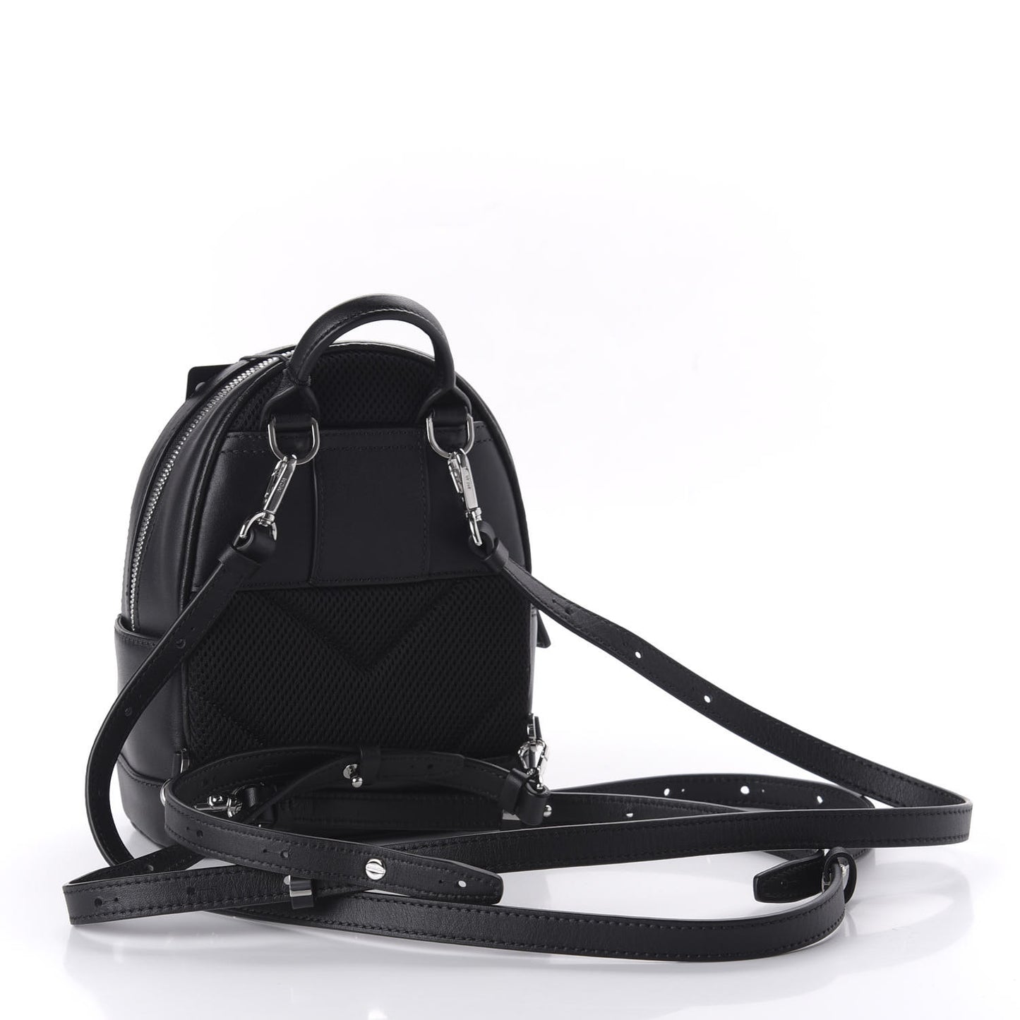 Calfskin Pop Rabbit Mini Backpack Black