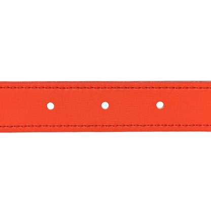 Hermes Epsom Swift 24mm Collier De Chien CDC Belt 90 36 Orange Poppy Rose Azalee 4 of 5