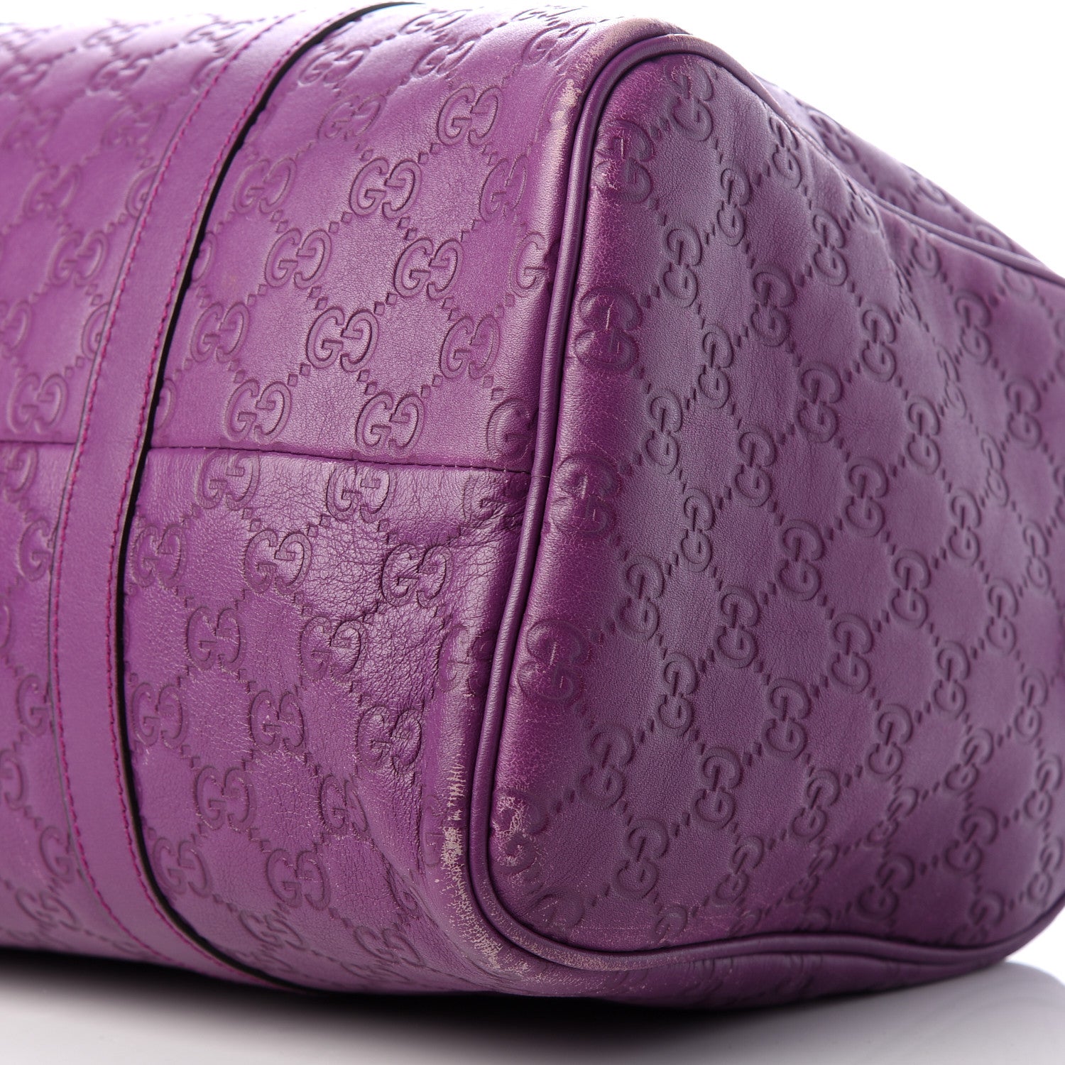 Gucci Guccissima Medium Joy Boston Purple 7 of 15