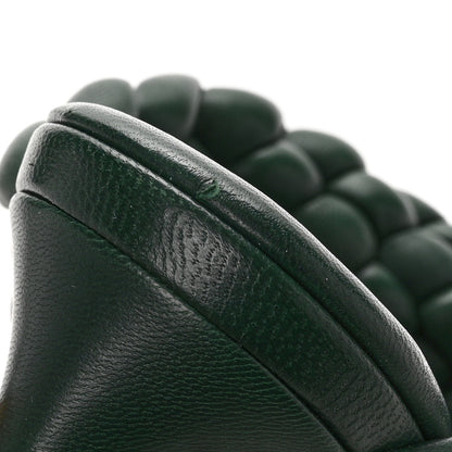 Bottega Veneta Nappa Twisted Padded Intrecciato Curve Slide Sandals 38 Vert Fonce 9 of 9