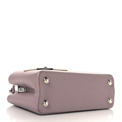 Louis Vuitton Taurillon Iris Blossom Capucines BB Light Purple 4 of 10